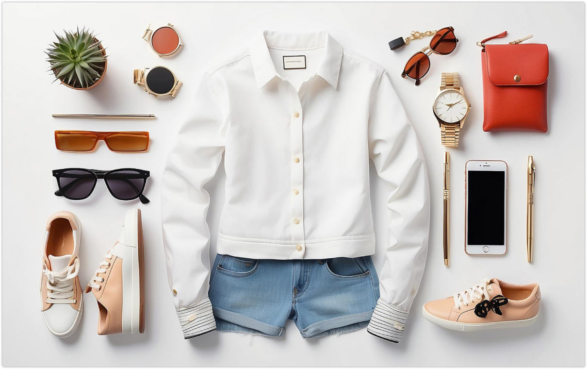 Flat lay product photogaphy Flat lay product photogaphy